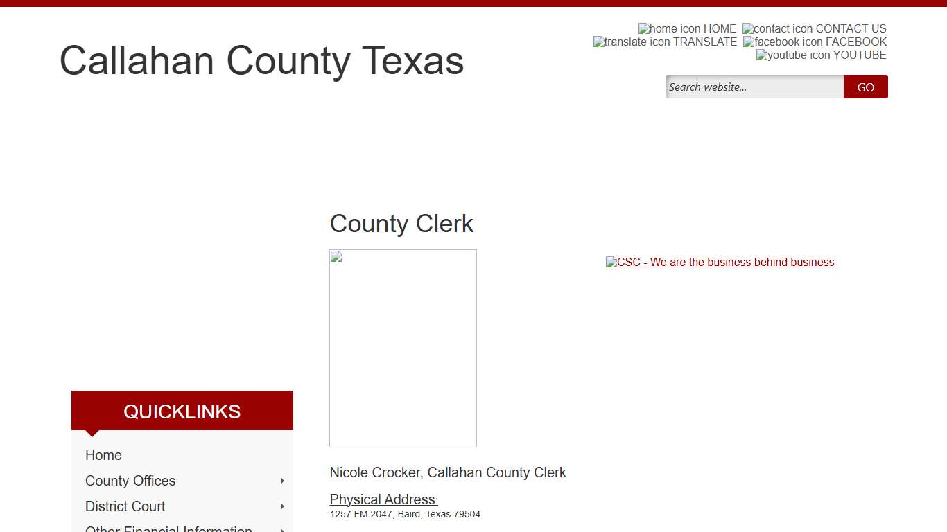 Callahan County, Texas